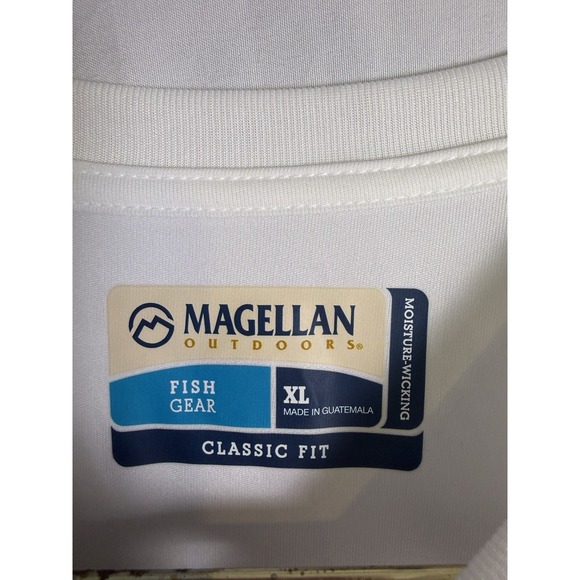 Magellan Men's Outdoor White Long Sleeve Fishing Shirt Size Xl NWT - Picture 6 of 7